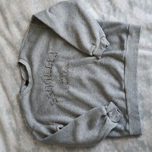 Shein Brooklyn sweatshirt gray small